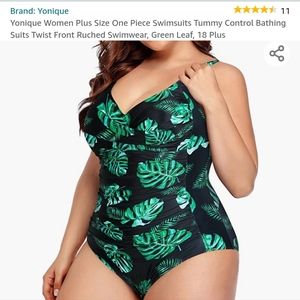 One Piece Ruched Bathing Suit